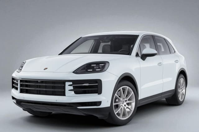 Porsche Cayenne Coupe White Color Image
